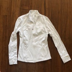 Lululemon Define Jacket white. Never worn.